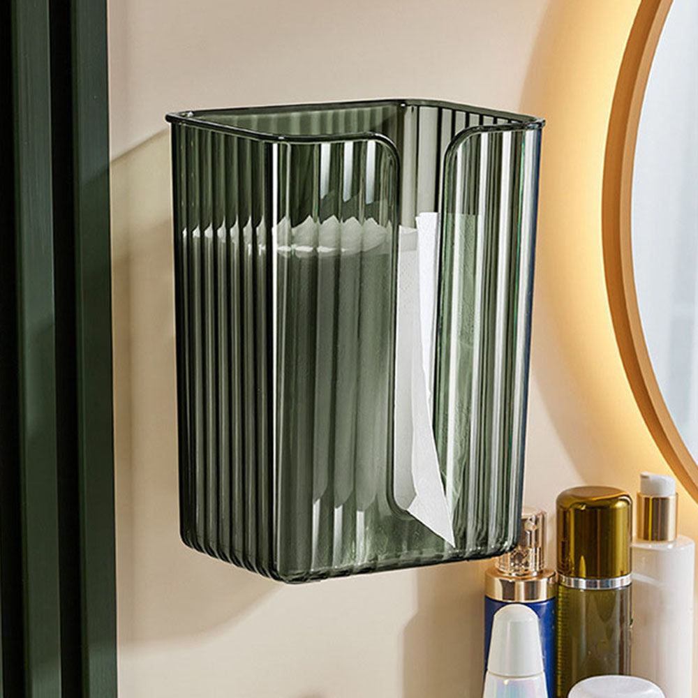 Transparent Tissue Paper Holder Storage Case Wall Mounted Home Tissue Holder Box Transparent Tissue Paper Holder Storage Case Wall Mounted Home Tissue Holder Box